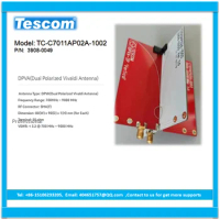 TESCOM TC-C7011A P02A-1002 3908-0049 Dual Polarized Vivaldi Antenna
