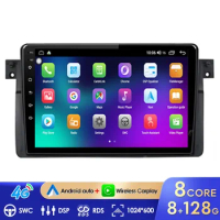 4GB+64GB 2 din Car Radio Android Auto Radio for BMW E46 M3 318/320/325/330/335 Carplay 4G Car Multimedia GPS DSP autoradio