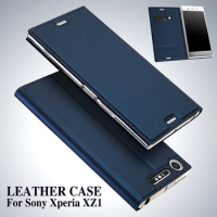 Flip Leather Phone Case for Sony Xperia XZ1 XZ2 XZ3 Ultra XZ XA1 Plus XA2 1 II 5 III 10 IV Funda Wallet Card Cover Coque Hoesje