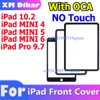 Front Glass With OCA For iPad Pro 9.7 For iPad 10.2 Air 2 Ipad 6 Panel Outer Cover With OCA For iPad MINI 6 MINI 4