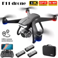 New F11 PRO Drone 4K Dual HD Camera Professional RC Aircraft 5G WIFI FPV Aerial Photography Brushless Motor Quadcopter Drone Toy
