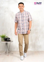 MUTIF Sarimbit Ashania Asraf Cream Tan XL Koko Ayah