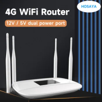 4G wifi router 4G lte cpe SIM card modem 300m CAT4 32 wifi user RJ45 WAN LAN indoor lte CPE wireless router