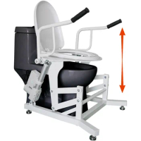 Electric Commode Chair Powered Elevating Automatic Toilet Seat Lift