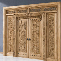 Pintu Gebyok Ukir Minimalis dengan Desain Elegan untuk Furniture
