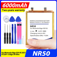 High Quality NR50 Replacement Battery For Motorola Edge X30 5G 2021 XT2201-2 Edge 30 Ultra Battery + Kit Tools