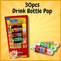 【Makanan Ringan】 30pcs Ali Drink Pop Bottle Pressed Candy / Drink Bottgle Pop [cola/ sprite/ orange]