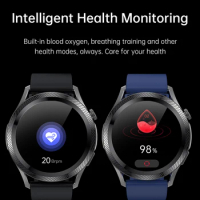 1.39-inch men's fingertip Blood pressure smart watch Blood oxygen heart rate PPG temperature monitor Multi-exercise smartwatch