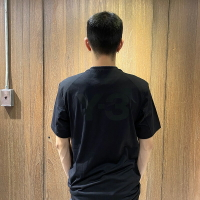 美國百分百【全新真品】Adidas 愛迪達 山本耀司 Y-3 短袖 T恤 T-shirt 短T Y3 黑色 AW15