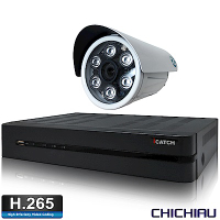 奇巧H.265 4路5MP iCATCH監控主機+SONY 1080P鏡頭*1