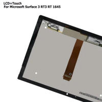 10.8 INCH Screen For Microsoft Surface 3 Surface3 RT3 RT 3 1645 1657 Touch Digitizer LCD Display Glass Assembly Repair Parts