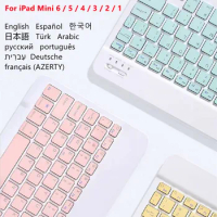 For iPad Keyboard Mouse 2021 For iPad Mini 6 2021 8.3 inch Mini 5 4 3 2 1 7.9 inch Keyboard Teclado Wireless Tablet Keyboard