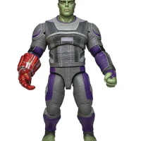 Original MS Select Avenger 4 Endgame Hulk Quantum Suit Diamond Select DST Action Figure PVC Boxed Toys Collectible Model