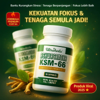 Ashwagandha KSM 66 ready stock Original HQ 100%