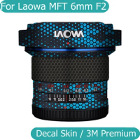 For LAOWA 6mm F2 Decal Skin Vinyl Wrap Film Camera Lens Body Protective Sticker Coat MFT 6mm F2.0 C-Dreamer For M4 3 Mount