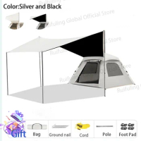 One-touch Automatic Awning Nature Hike Waterproof Camping Tent Garden Canopy Sunshade Outdoor Tourist Beach Blanket Sun Shelter