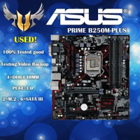Asus PRIME B250M-PLUS Original Desktop Intel B250 B250M DDR4 Motherboard LGA 1151 i7/i5/i3 USB3.0 SATA3