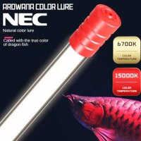 Submersible LED Fish Tank Light For Red Gold Arowana Colour Enhancement,3 Primary Color LEDs,T8 Aquarium Light, 6700K/15000K