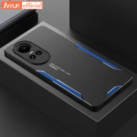 Silicone Full Protection Phone Case For OPPO Reno 10 Pro Plus Aluminum Metal Case For OPPO Reno 10 Pro 5G Reno10 Matte Cover