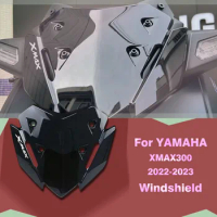Motorcycle Front Screen Windshield Fairing Windshield Black Acrylic deflector for YAMAHA XMAX300 Xmax 300 2022-2023
