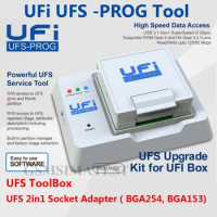 UFI BOX UFS ToolBox UFI UFS Prog UFS 153 + UFS 254 Socket Adapter ( UFS BGA 153 , UFS BGA 254 ) 2 in 1 Socket Adapter
