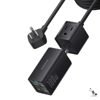 Baseus倍思 100W BPS100M1S氮化鎵快充5口插線板1.5m美規 靈傲mini系列【App 4%回饋】