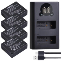 DMW-BLE9 DMW-BLG10 Battery Pack for Panasonic Lumix BLG10E BLE9E LX100 DMC-GF6, DMC-GX7 GX80, DMC-TZ80, DMC-TZ100 TZ90