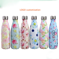 Creative Girly Style LOGO Customized Vacuum Flask High-Efficiency Vacuum Stainless Steel Vacuum Flask Outdoor Sports Cup