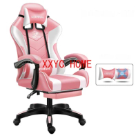 Gaming Chair PU leather Armchair Ergonomic Computer Office Chairs Lift Swivel chair Adjustable Footrest office chair gamer
