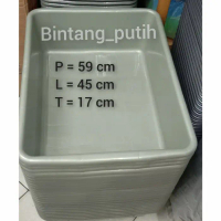 PROMO - BAK PASIR KUCING SUPER JUMBO / BASKOM JUMBO / BAK BESAR SEGI