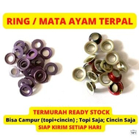 RING TERPAL / MATA AYAM PLASTIK KILOAN bonus biji tanaman BERAT 1KG ISI CAMPUR