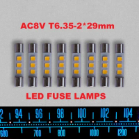 AC8V LED Fuse Lamp Replace Incandescent Bulb 8V 250mA Fits Marantz Sansui Kenwood Yamaha and Many Vintage Stereo Audio Receivers