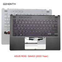 Used For ASUS ROG Zephyrus GA402 GA402R 14" Palmrest Upper Case with Backlit Keyboard (2022 Year)