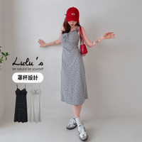 LULUS/細肩小碎花罩杯BRATOP長洋裝２色【A02250033】