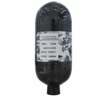 4500Psi 300Bar 68ci 1.12L High Pressure Air Bottle Carbon Fiber Cylinder HPA Tank Mini Scuba M18*1.5