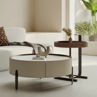Aesthetic Dining Coffee Tables Storage Removable Bedroom Sofa Side Coffee Tables Unique Minimalist Mesa Auxiliar Home Furnitures