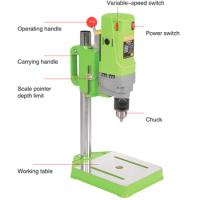 Mini Bench Drilling 220V 710W For Wood Metal Electric 2800 Rpm High-speed Drilling Machine Work Bench