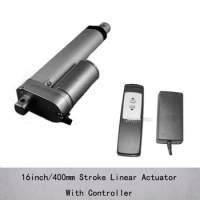Recliner chair linear actuator with 16inch/400mm stroke, 1000N/100kgs load stepper motor linear actuator with controller