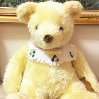 【TEDDY HOUSE泰迪熊】泰迪熊玩具玩偶公仔絨毛黃金圍兜凱倫公主泰迪熊特大(正版泰迪熊可許願好運泰迪熊)