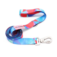 Dog Leash Durable Pooch Printed Rope Pet Harness Lead for Park Walking and Outdoor Hiking Support Dropship Strong Lovely Tape