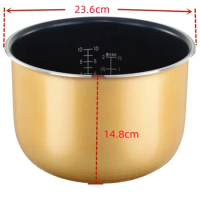 Universal Non-Stick Rice Cooker Liner for Philips/ Midea/ Redmond/ Panasonic Replacement Rice Cooker Thickened Inner Bowl