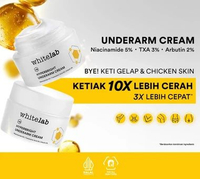 WHITELAB Underarm Cream 20gr Original | Pemutih Ketiak Whitelab | Whitelab Pemutih Lipatan