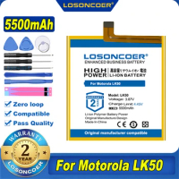 100% Original LOSONCOER LK50 5500mAh For Motorola Moto G60S XT2133 Mobile Phone Battery