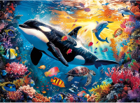 500 Piece Puzzle for Adults Turtle Jigsaw Puzzles Sea Animals Puzzles 500 Pieces Birthday and Bariou