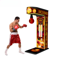Coin game arcade punching machine boxing game machine