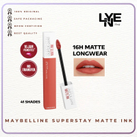 Maybelline Superstay Matte Ink Bibir Lipstick Lipstik Brown Red Mauve Liquid Berry Orange Gloss