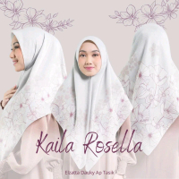 Hijab Elzatta Motif Kaila Rosella Kerudung Segi Empat Motif Elzatta Hijab