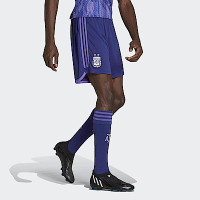 Adidas AFA A SHO [HB9213] 男 足球 短褲 球褲 阿根廷國家隊客場 國際版 世足賽 世界盃 紫