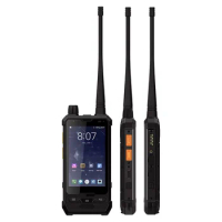 3GB RAM 32GB ROM SOS Two Way Radio 4G LTE IP67 4W DMR UHF Repeater Walkie Talkie Smartphone UNIWA P2 Plus