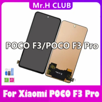 6.67" For Xiaomi POCO F4 LCD Display Touch Screen Digitizer Assembly Replacement For POCO F3 M2012K11AG Screen Repair Part